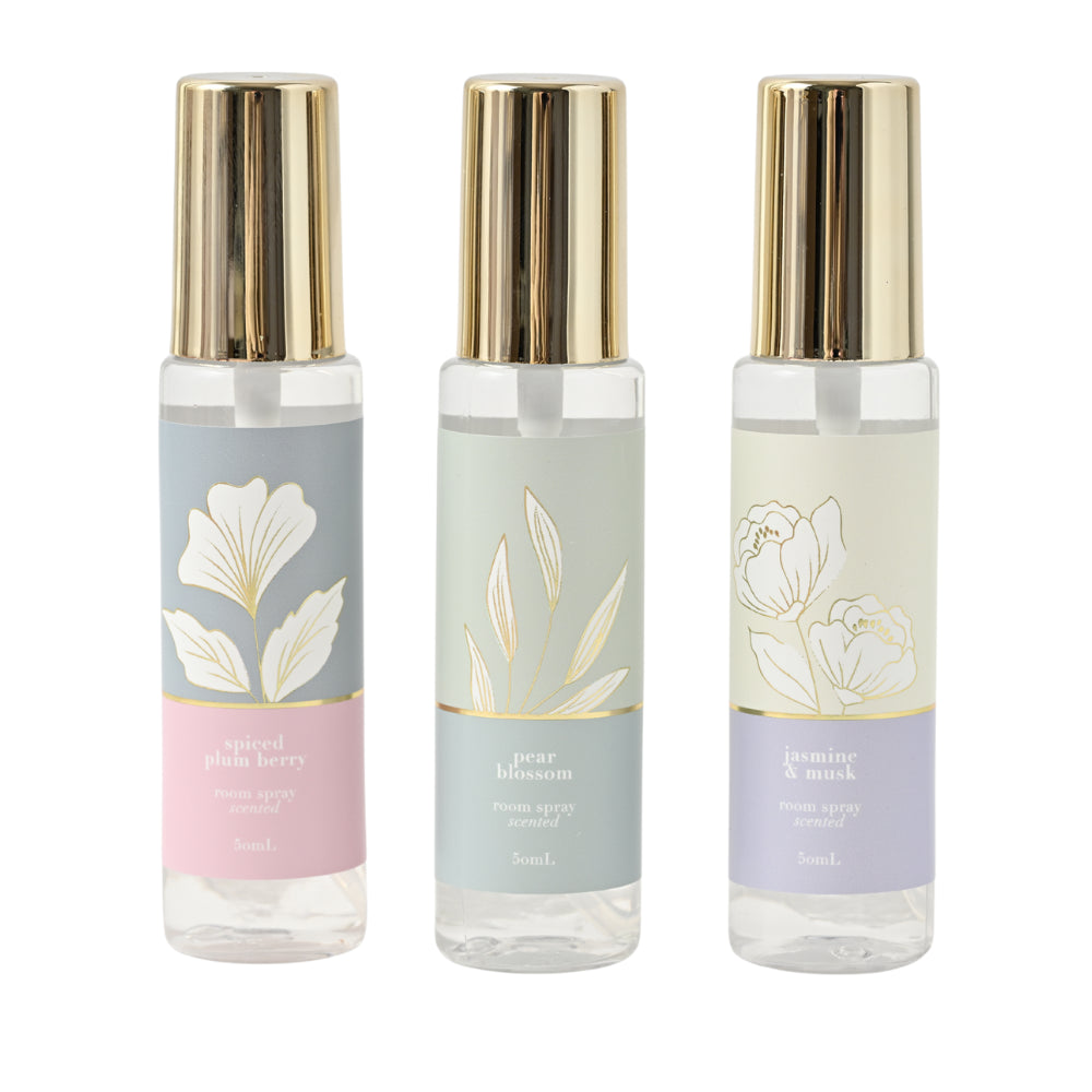 Belle Collection Room Spray Set Mini 3pk 50ml - PINK